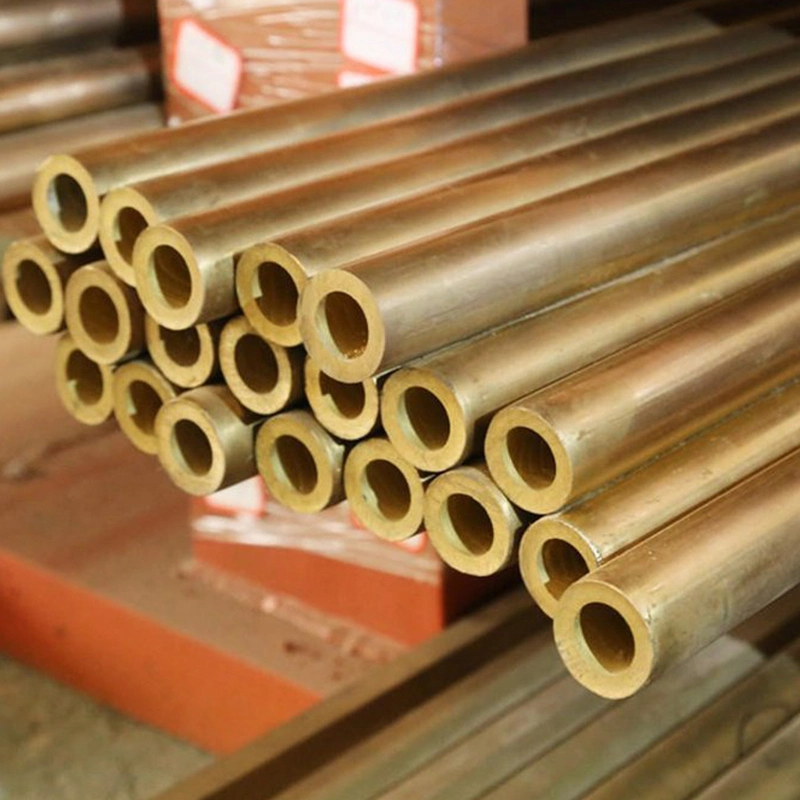 Los tubos de latón de la norma ASTM B111 Uns C44300 el tubo de aleación de cobre y el tubo Tubo de latón