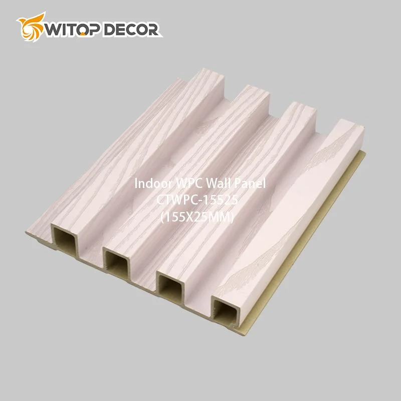 Fireproof Waterproof Durable Hollow Core Width 200mm 170mm 160mm RoHS Strip Tongue and Groove Wave WPC Spc PVC Wall Board