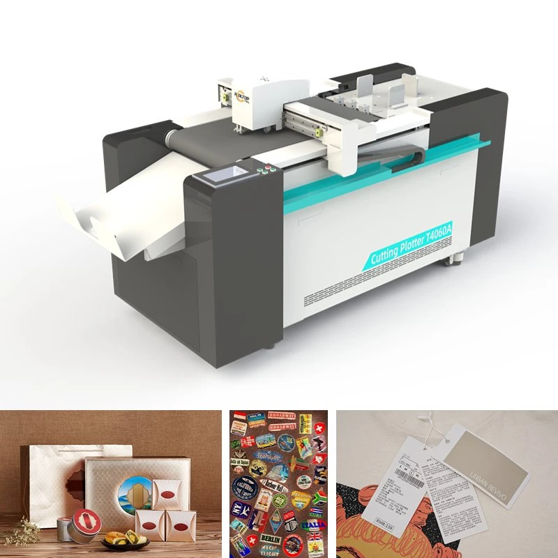 Advertising Industry Coated Paper Cardboard Art Paper Flatbed Cutting Plotter