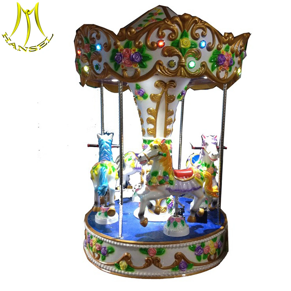 Hansel Venta caliente Monedas Tren Castillo Merry Go Round para la venta