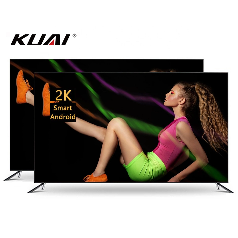 Kuai Flat Screen Television 43 Inches FHD 1080P Android Smart LED TV Set