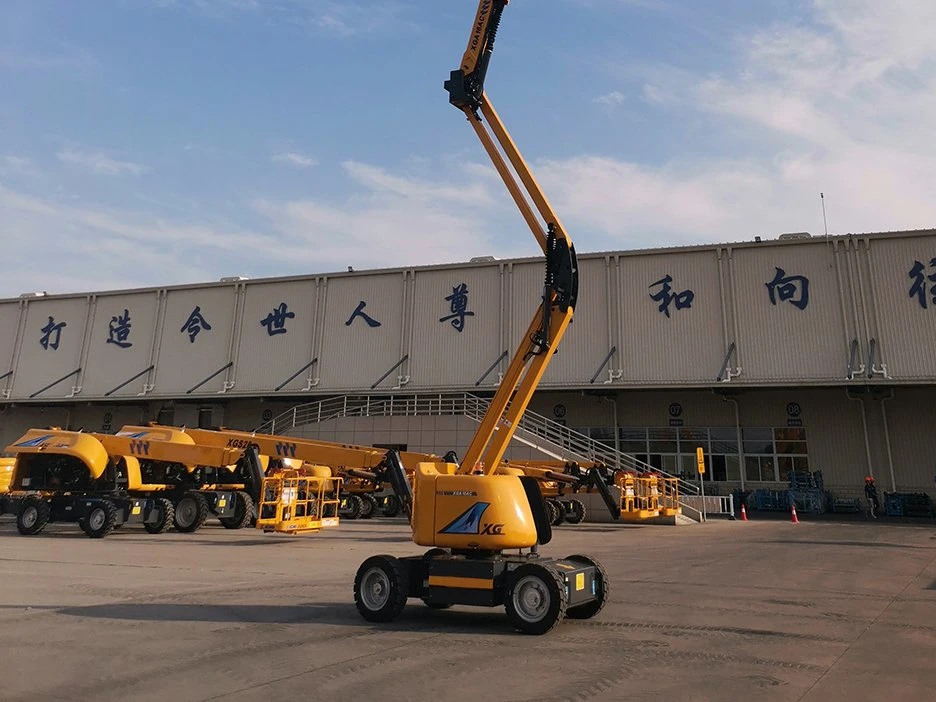 Chinese Manufacturer Acntruck Official 16m Elevating Aerial Work Platforms Xga16 Hydraulic Mobile Ladder Lift Platform for Sale