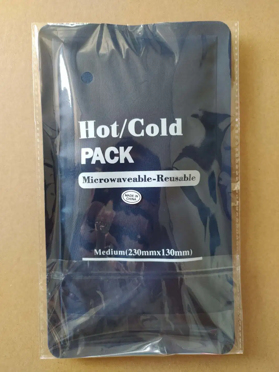 23X13cm 200g Microwaveable Hot Cold Pack Therapy Great for Migraine Relief, Sprains, Muscle Pain, Bruises, Injuries