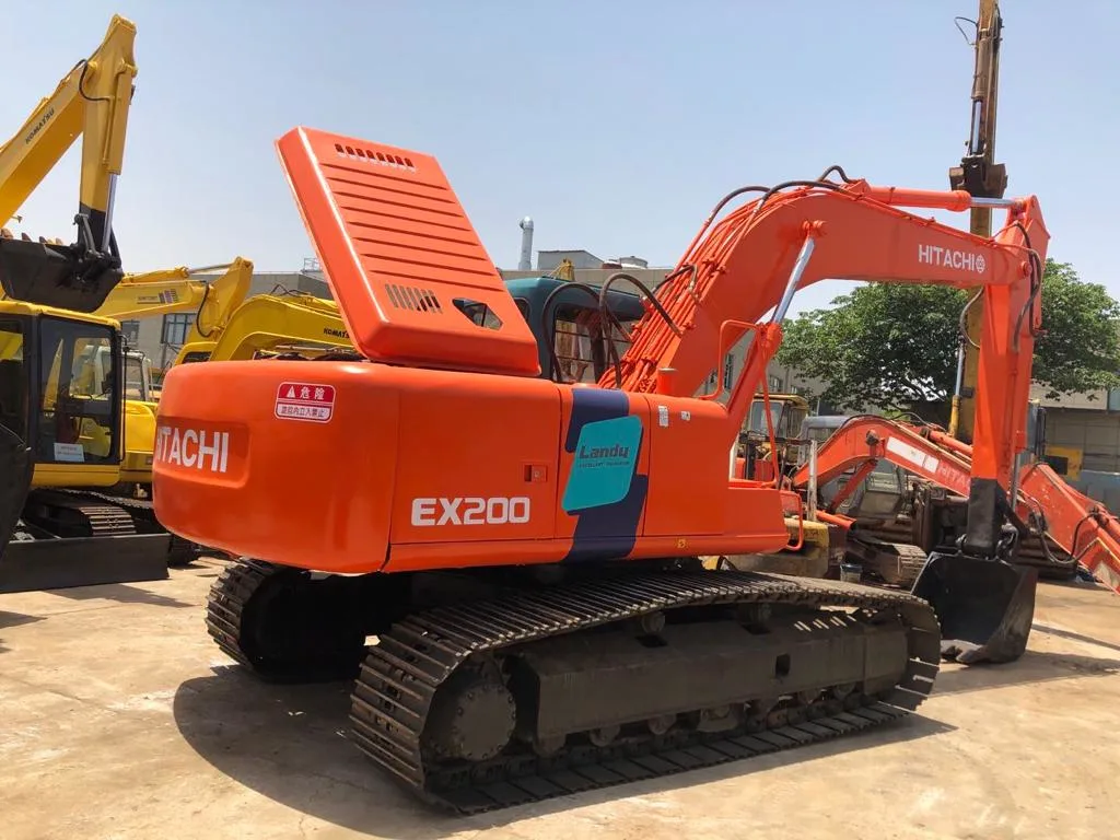 Komatsu Cateropillar Hitachi Used 21 20 30 Ton Second Hand Mining Machine Zaxis Ex200 Construction Machinery Equipment Crawler Excavators Sale Spare Parts