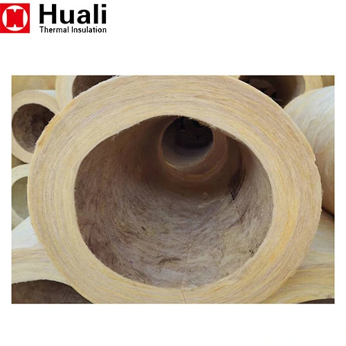 Mineral Wool Pipe Insulation Fireproof Density 120kg/M3 Aluminum Foil Rock Mineral Wool Pipe