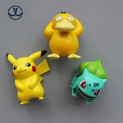 Precio de fábrica de dibujos animados Cute Pikachu de resina amarillo imán de nevera Wholesale/Supplier