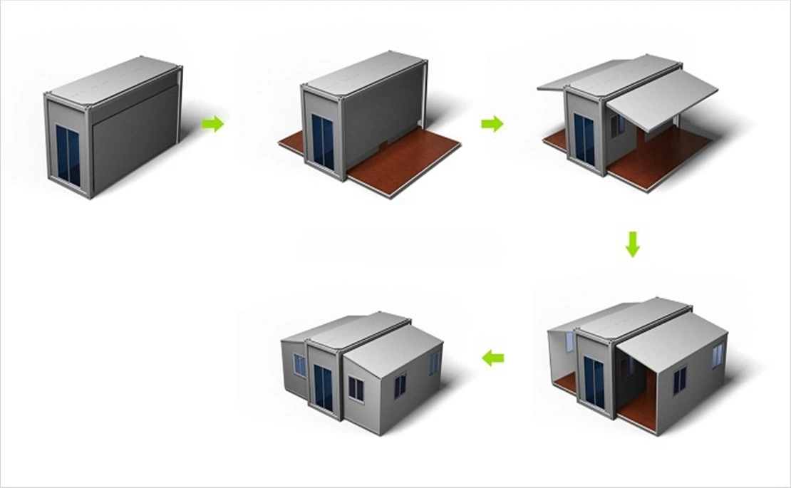 Entrepôt en panneaux sandwich préfabriqués certifié CE et durable.