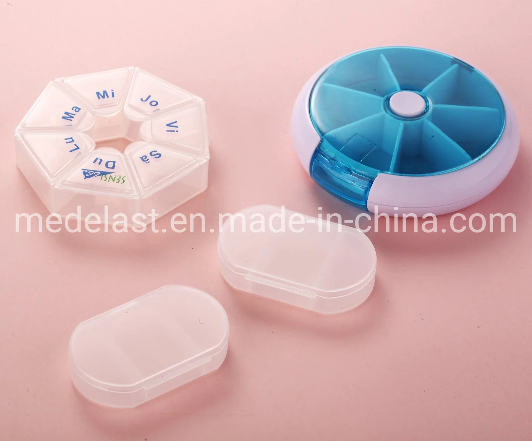 Caja de pastillas para regalo de promoción fabricada con PP o ABS