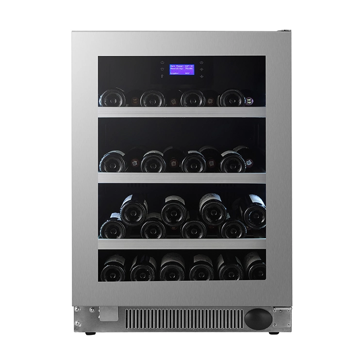 OEM Custom elegante construido compresor 46 botellas de vino de Zona Única NEVERA REFRIGERADOR DE VINOS bajo el mostrador