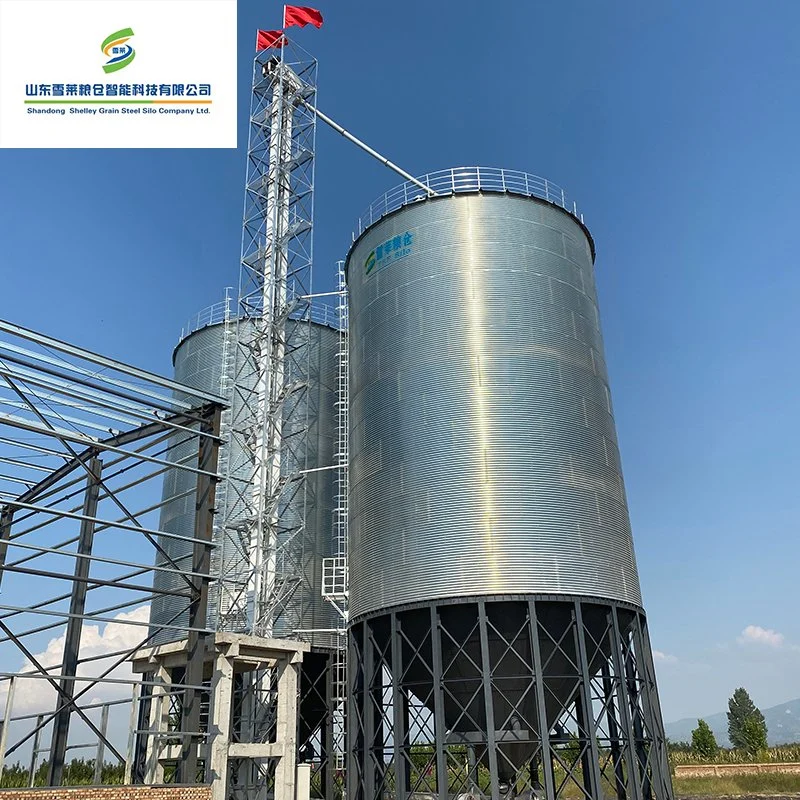 Animal Feed Grain Bins Wheat Maize Rice Farm Grains Storage Silo Manufacture