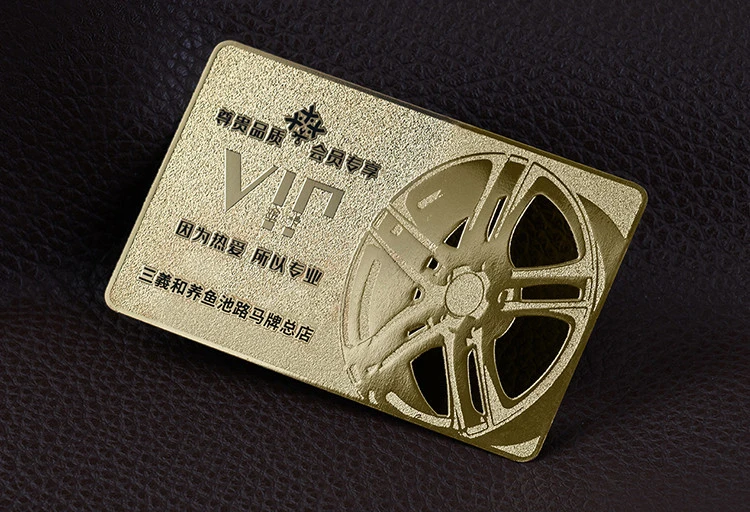 Customized Professional Etching High-End Fashion Small and Popular Business Cards