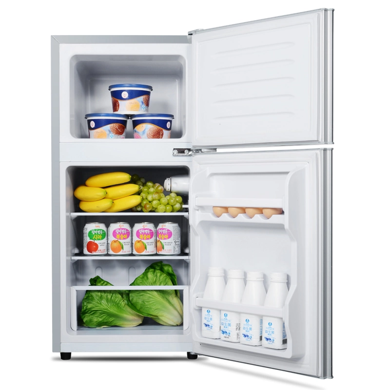 Fareast Compact Refrigerator, Dual Doors Fridge, 1.48 Cu. FT (or 42L)