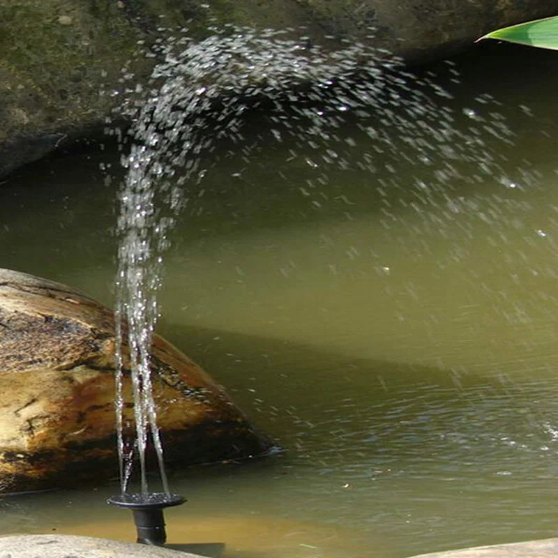 Cabeças de pulverização solar Kit de lago de fonte de água para jardim da bomba Para cachoeiras água Display