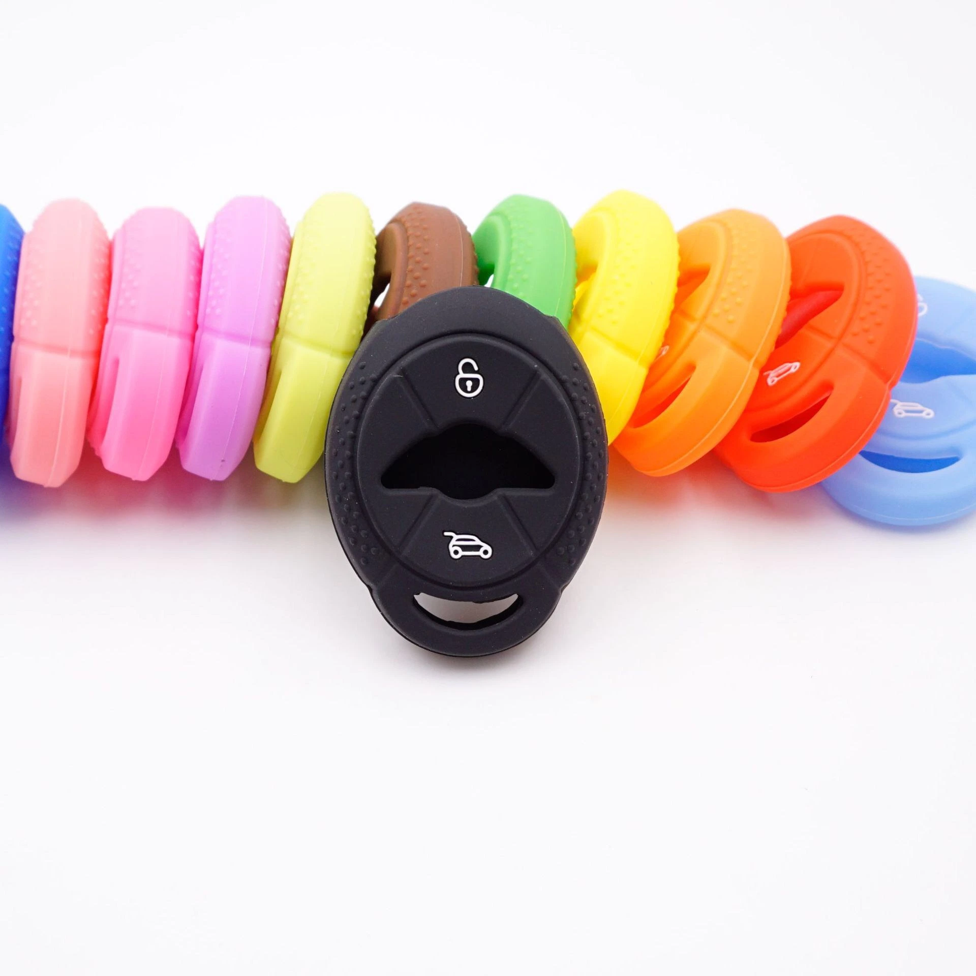 Hot Sales Silicone Car Key Cover 2 Buttons Holder for BMW