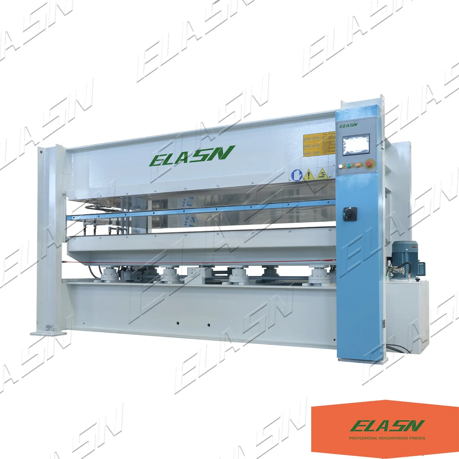 Elasn Produced Hydraulic Hot Press for Wood Doors Hot Press Machine with Electric Oil Heating Press Machine for Woodworking