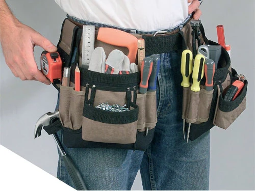 Tool Bag Double Pouch Tool Belt