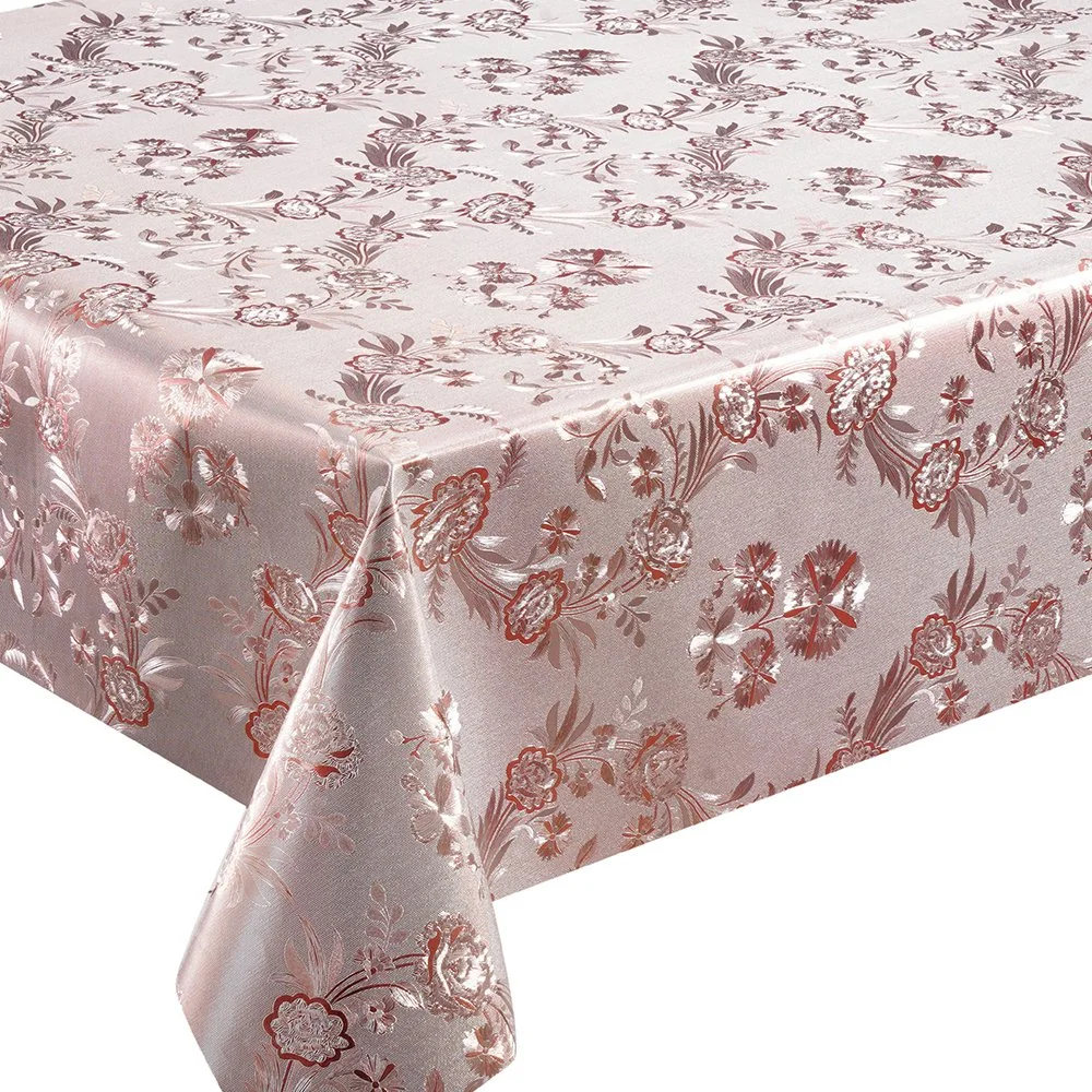 Polyester Oilproof Waterproof Retangle PVC Independent PVC Table Cover