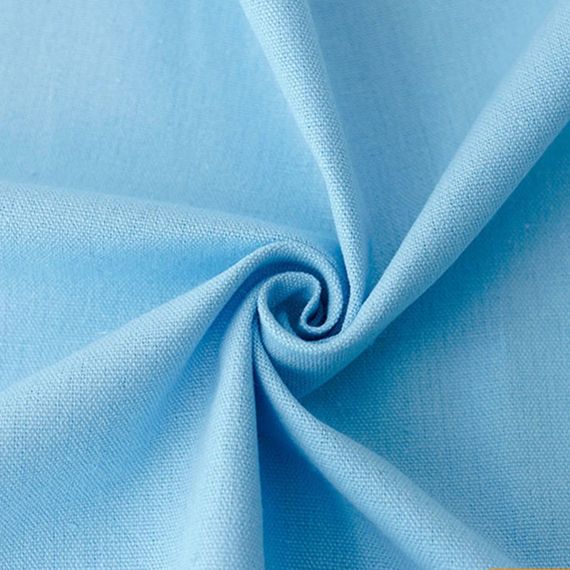 Polyester Cotton Solid Dyed Uniform Soft Canvas Fabric for Shoes Tents