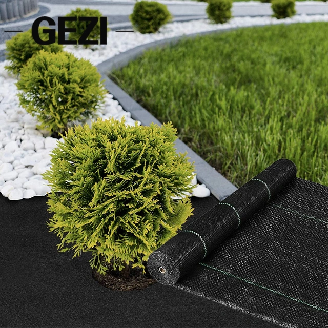 Black PP 100GSM Weed Mat to Stop Grass Growing