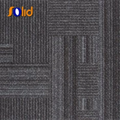 Wholesae 100% Polypropylene Fire-Resistant Non Woven 60X60 Tile Carpet for Hotel Room