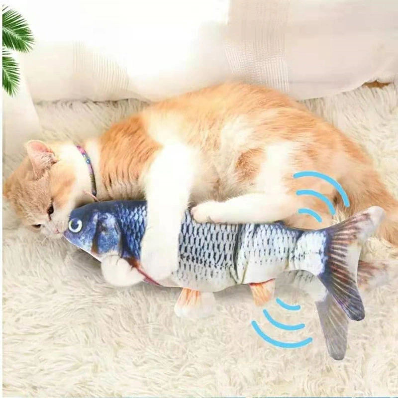 Plush Moving Rolling Electric Simulation Cat Toy Fun Interactive Pet Toy Gifts Children Electric Pet Toy Kittens