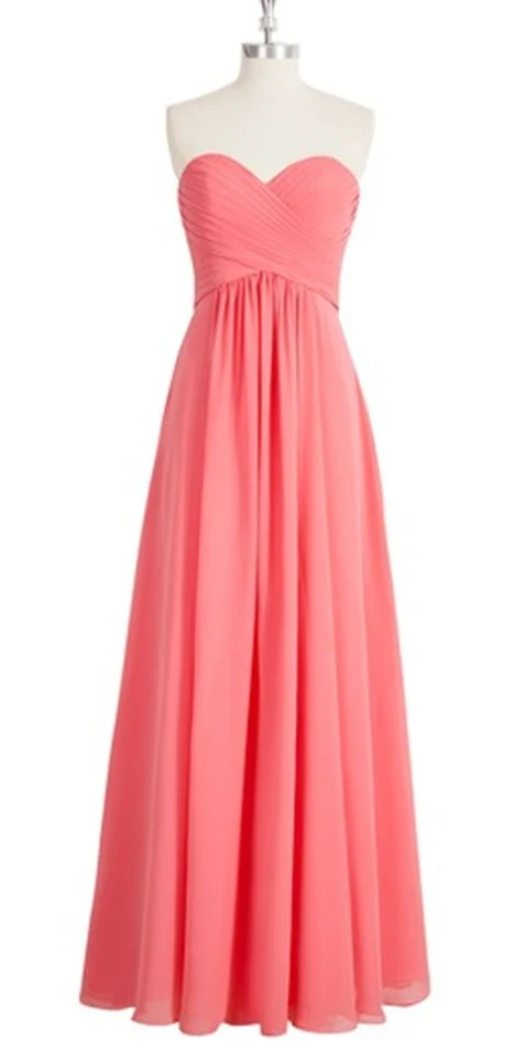 Simple Prom Party Cocktail Gown A-Line Chiffon Bridesmaid Evening Dress Z212