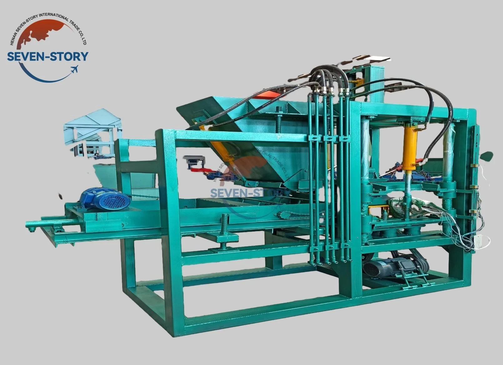 Fully Automatic Hydraulic Interlocking Concrete Cement Hollow Block Making Machine