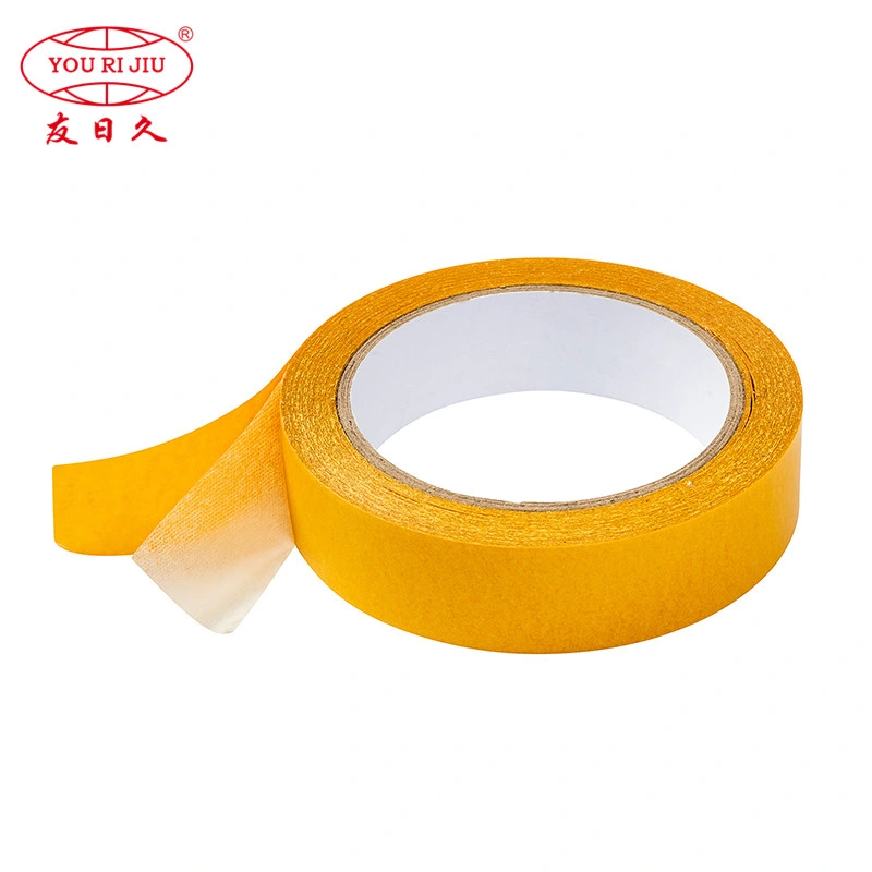 Yourijiu High Tack Thin Customized Size Bulk Price White Carton Paper Double Sided Tissue Tape