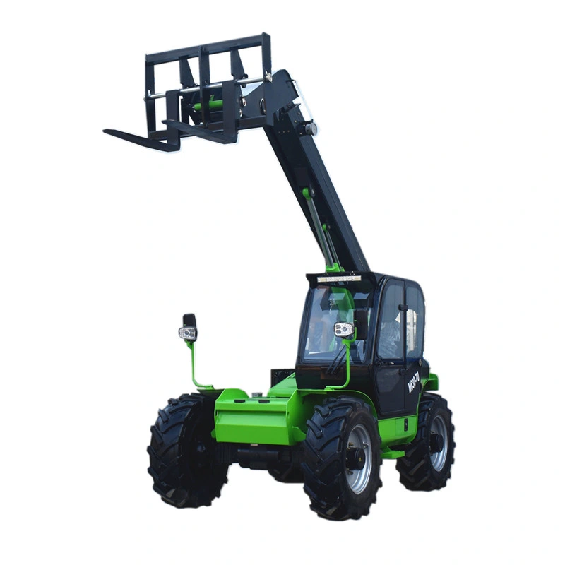 New Design China Mini Small 4X4 Telehandler Telescopic Boom Forklift 3 Ton Material Handling Forklift Equipment with Bucket and Fork