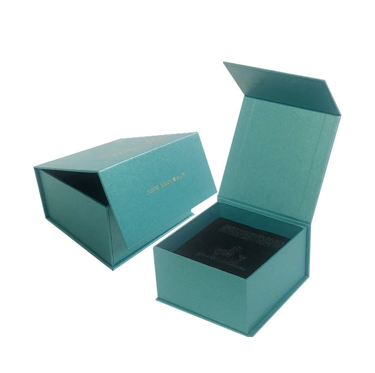 Flap Gift Box Custom 2-3mm Cardboard Packaging Gift Boxes with Satin Foam Lining/Sponge Lining