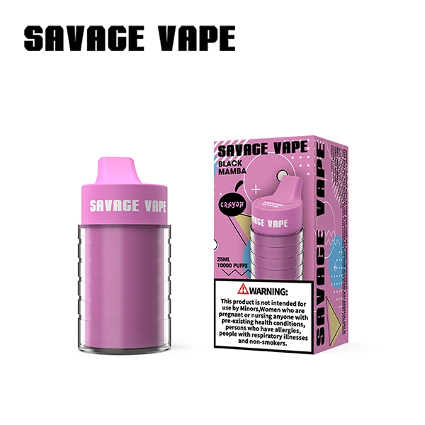 A Malha original selvagem da bobina Crayon 10000 Puffs Vape grossista e descartáveis Cigarro