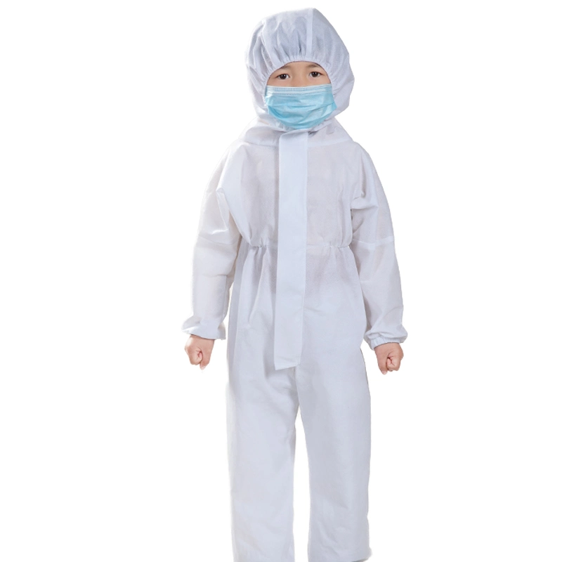 Suit Non-Woven Disposable Nonwoven Kids Protective Clothing Coverall