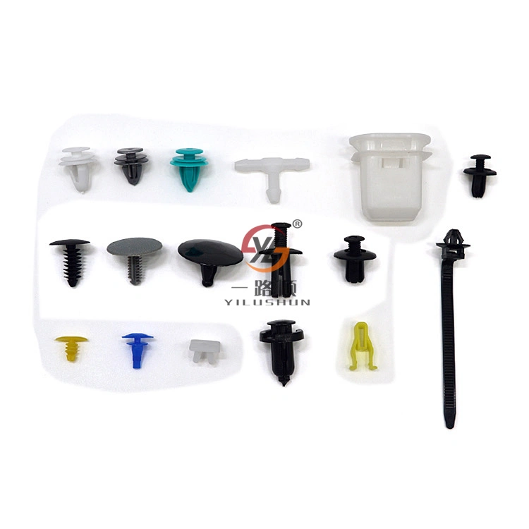 He43 Door Trim Panel Clip Plastic Fasteners Push Rivets Set 730PC