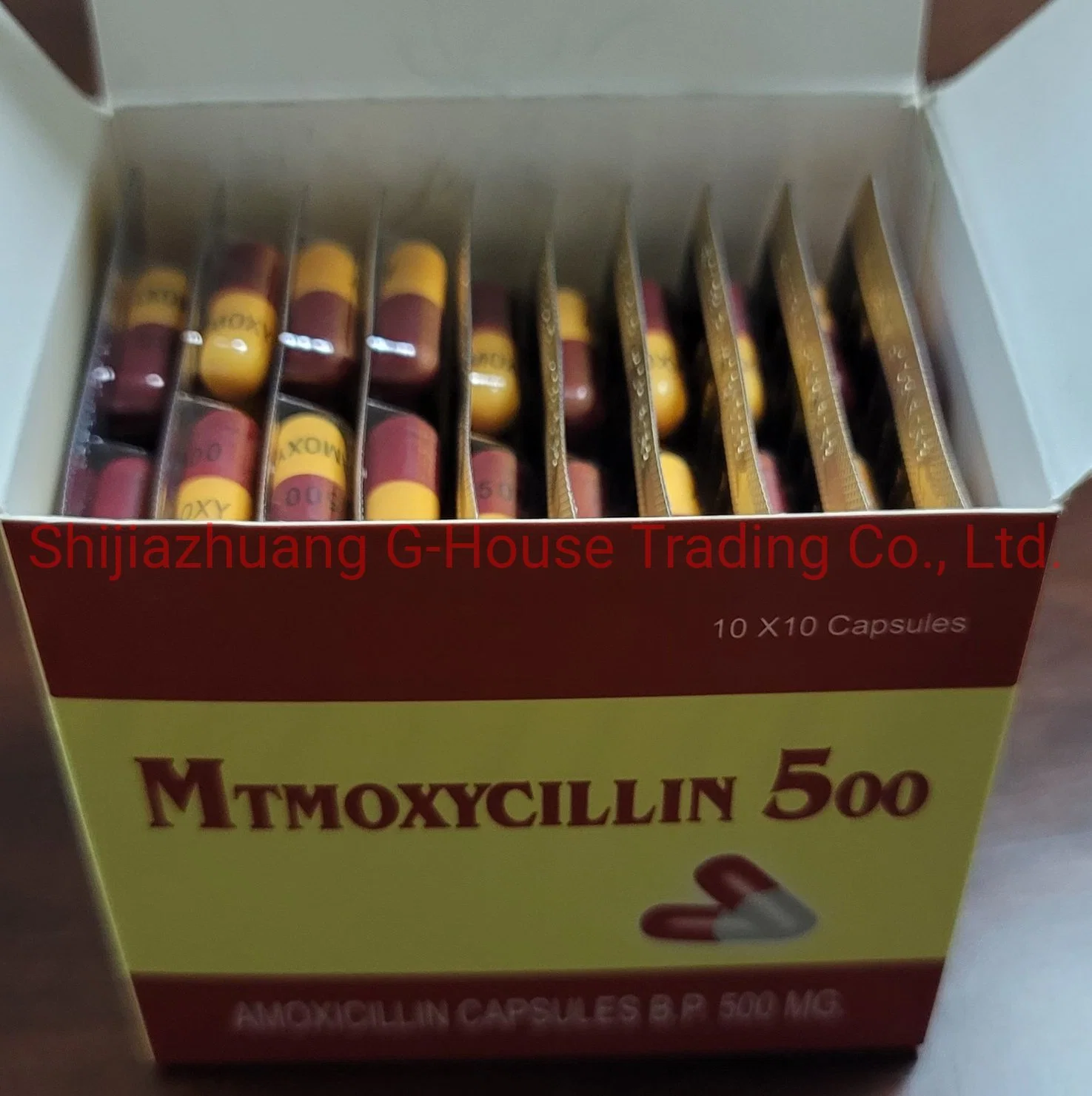 Amoxicillin Capsule 500mg Finished Medicine Pharmaceutical Drug