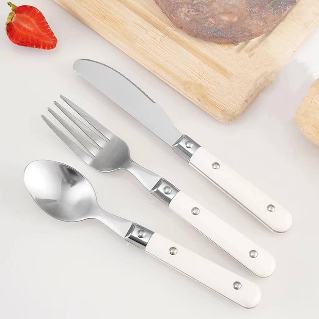 Cheap ABS Handle Tableware Dinnerware Stainless Steel Cutlery