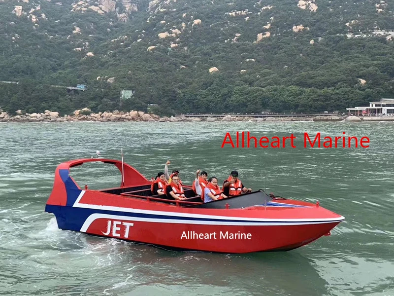 Jet Boat Welded 12 Passenger 7.9m Aluminum Boat Jet Boat for Sale