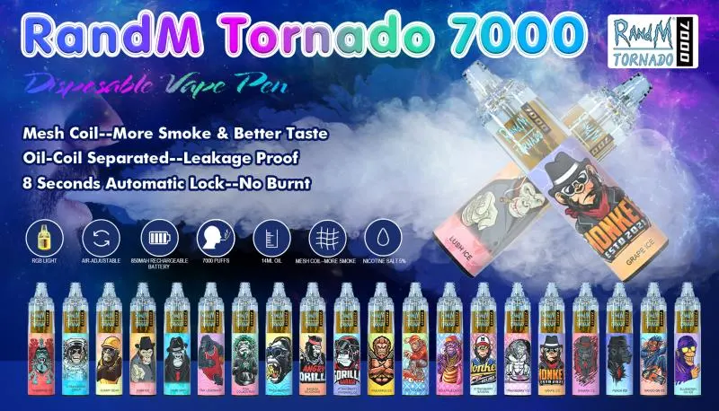 ODM OEM Fruit Flavors Disposable/Chargeable Vape Pen Wholesale/Supplier 7000puffs Health vape