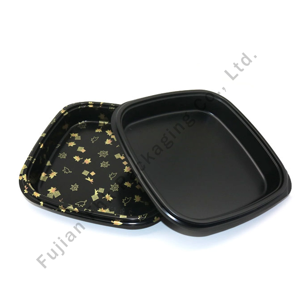 355*355mm Big Size Disposable Takeaway Food Packaging Sushi Store Regular Use Togo Boxes