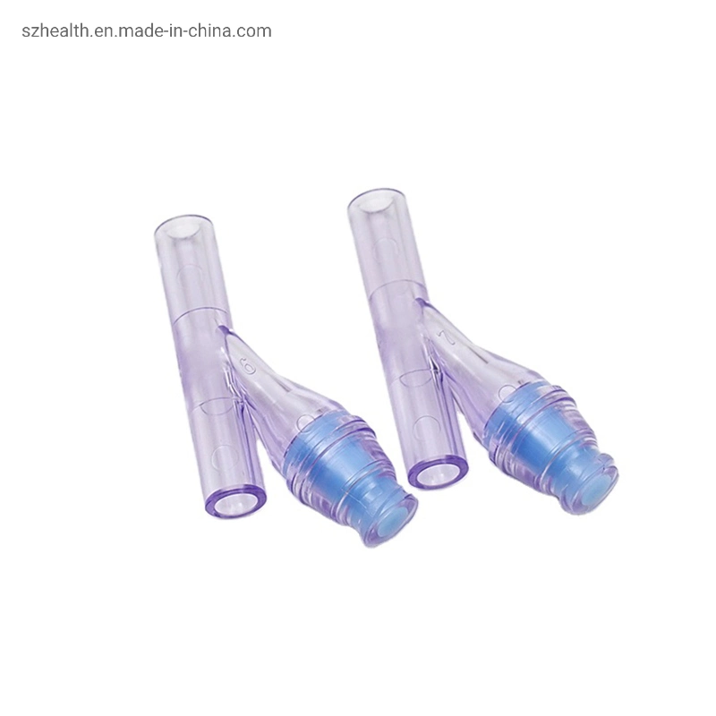 Medical Parts Accessories Y Shape Positive Pressure Needle Free Connector Joint Valve