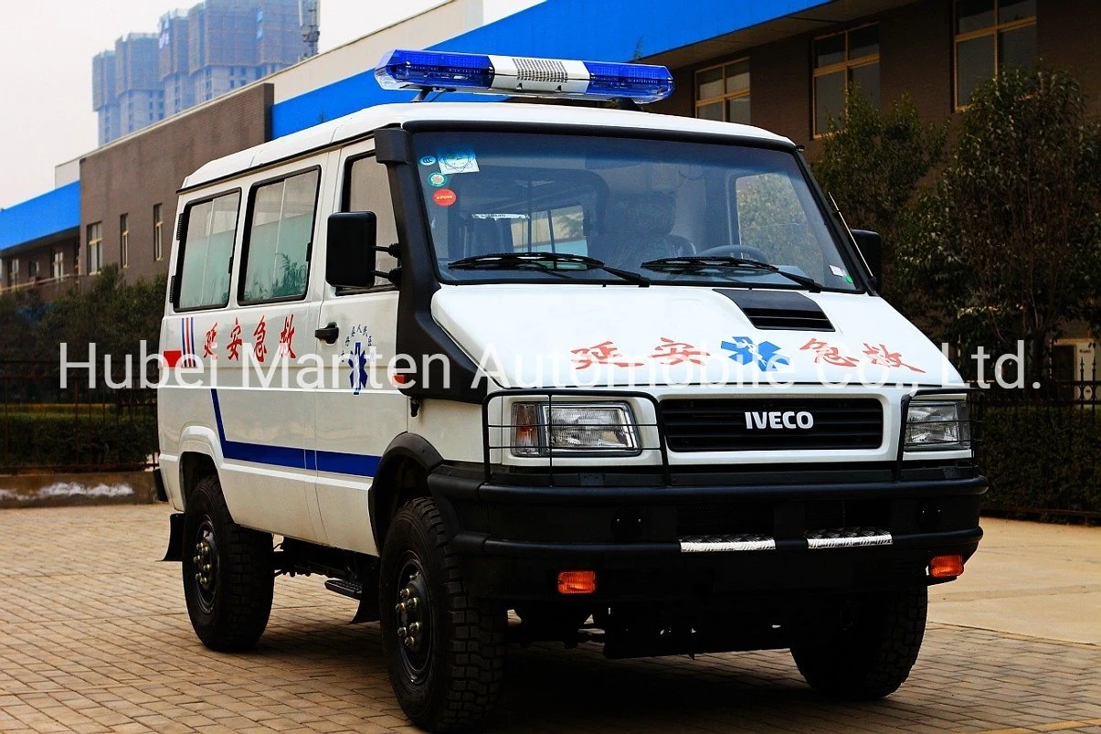 I-Veco Cheap Emergency Transport Ambulance Vehicle Monitoring Medical ICU Ambulance Car Price for Sale