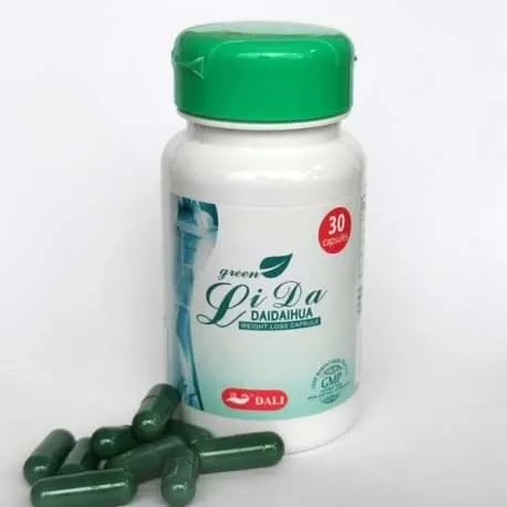 Perdita Di Peso Lida Green pastillas de adelgazamiento Suplemento quemador de grasa Pastillas Immune Detox cápsulas de Slimming