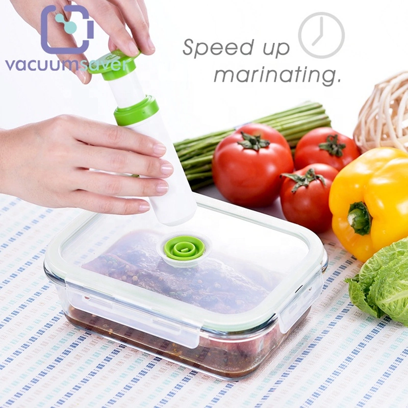 Vacuum Pump Borocilicate Glass Food Meal Kitchen Container Set