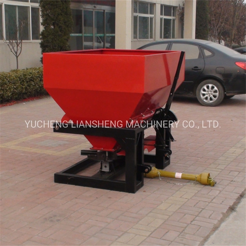 1200 L Double Discs Chemical Fertilizer Spreader Tractor Pto Stainless Steel Fertilizer Spreader Used for Agriculture