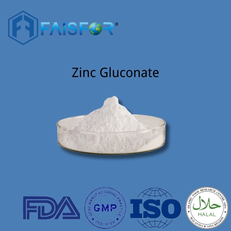 Aditivos alimentarios polvo de gluconato de zinc