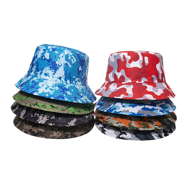 Shade Sun Protection Outdoor Camouflage Fisherman Basin Bucket Hat