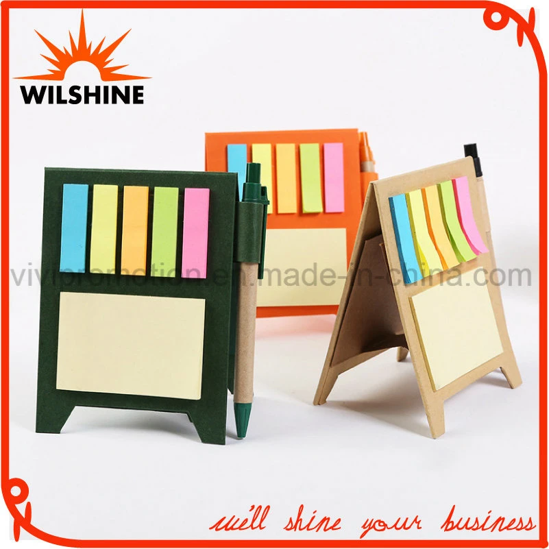 Customized Promotion, Sticky Memo Pad with Eco Paper Pen (GN0028)