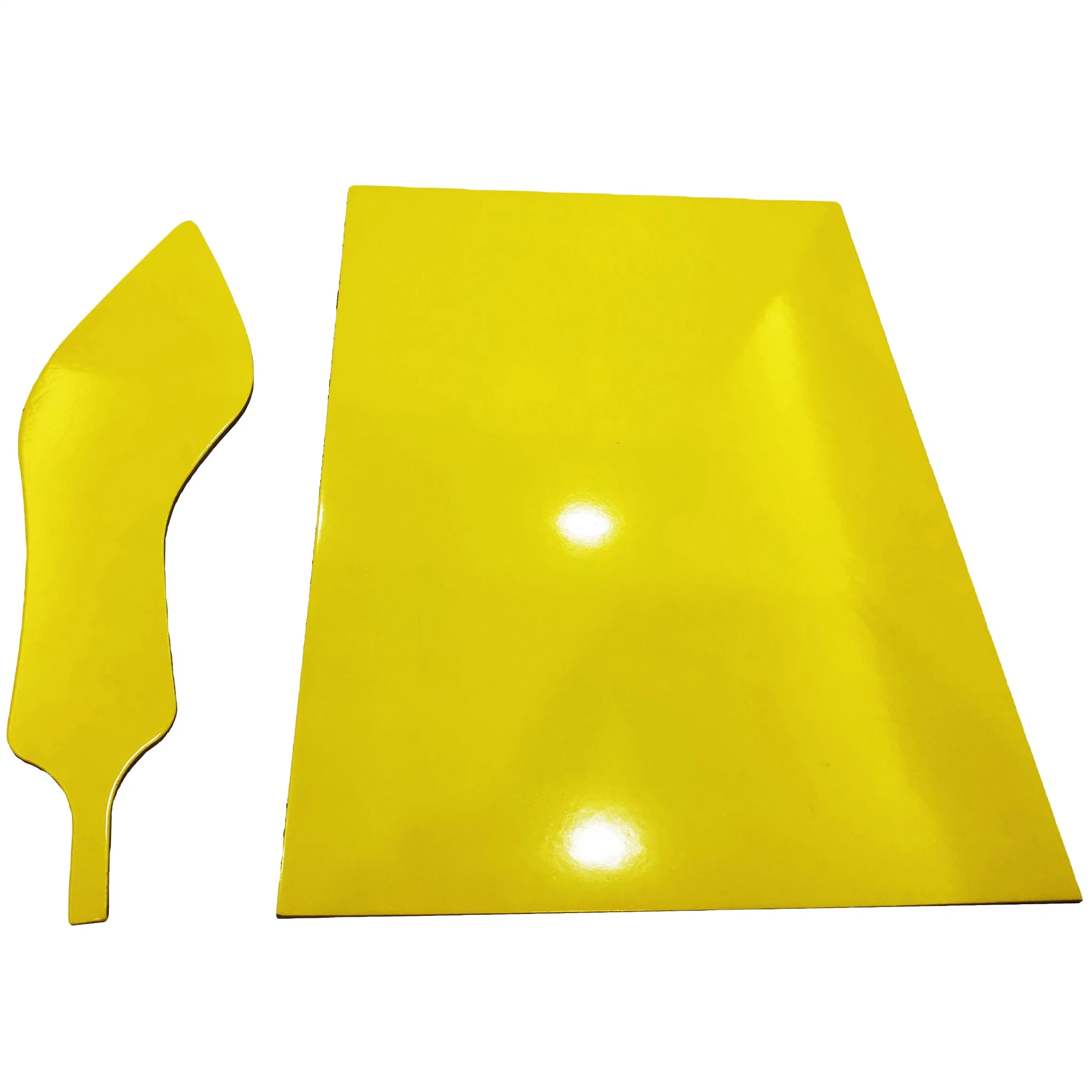 Fabricant de haute qualité Feuille de caoutchouc jaune brillant Shoe seul