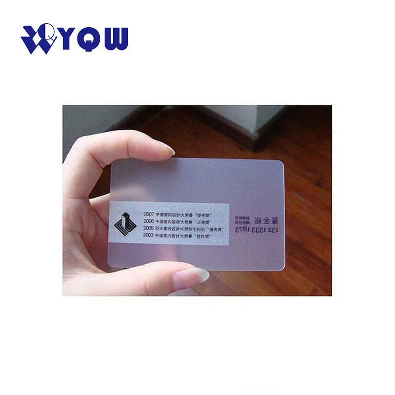 A4 0.3mm Transparent Inkjet Printable PVC Plastic Sheet for ID/IC Credit Card