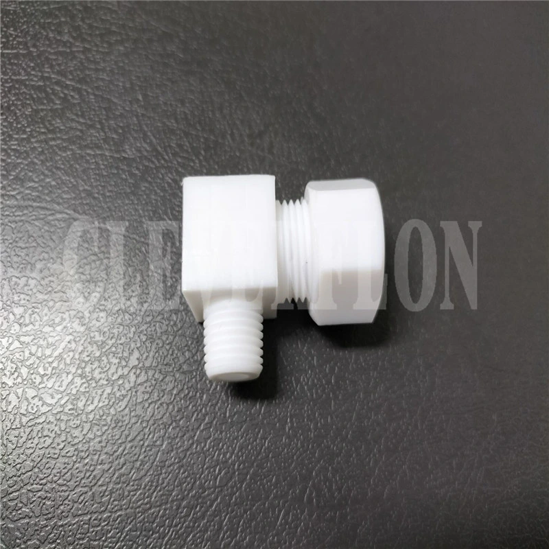 Original Factory White G Male Thread PTFE PVDF Connector