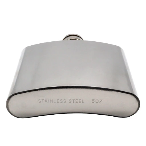 High quality/High cost performance  5oz Custom Portable Stainless Steel Hip Flask